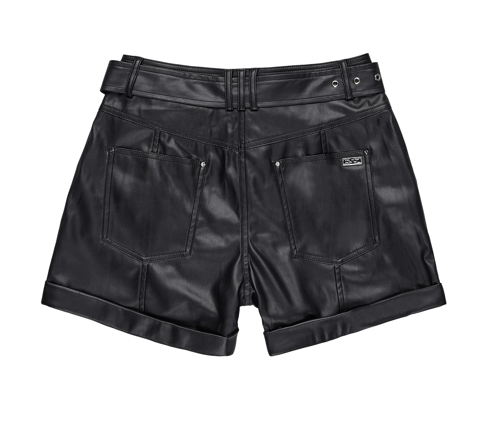 SHORTS EFFETTO PELLE 5037 - Image 4